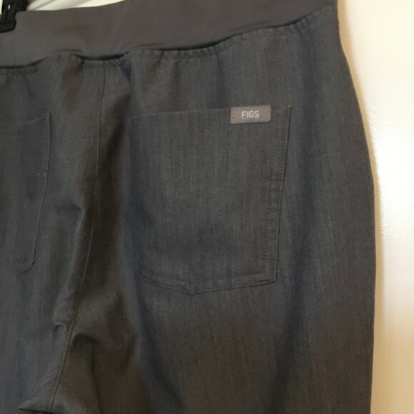 Figs High Waisted Zamora Joggers - Graphite Medium Petite - Picture 4 of 7